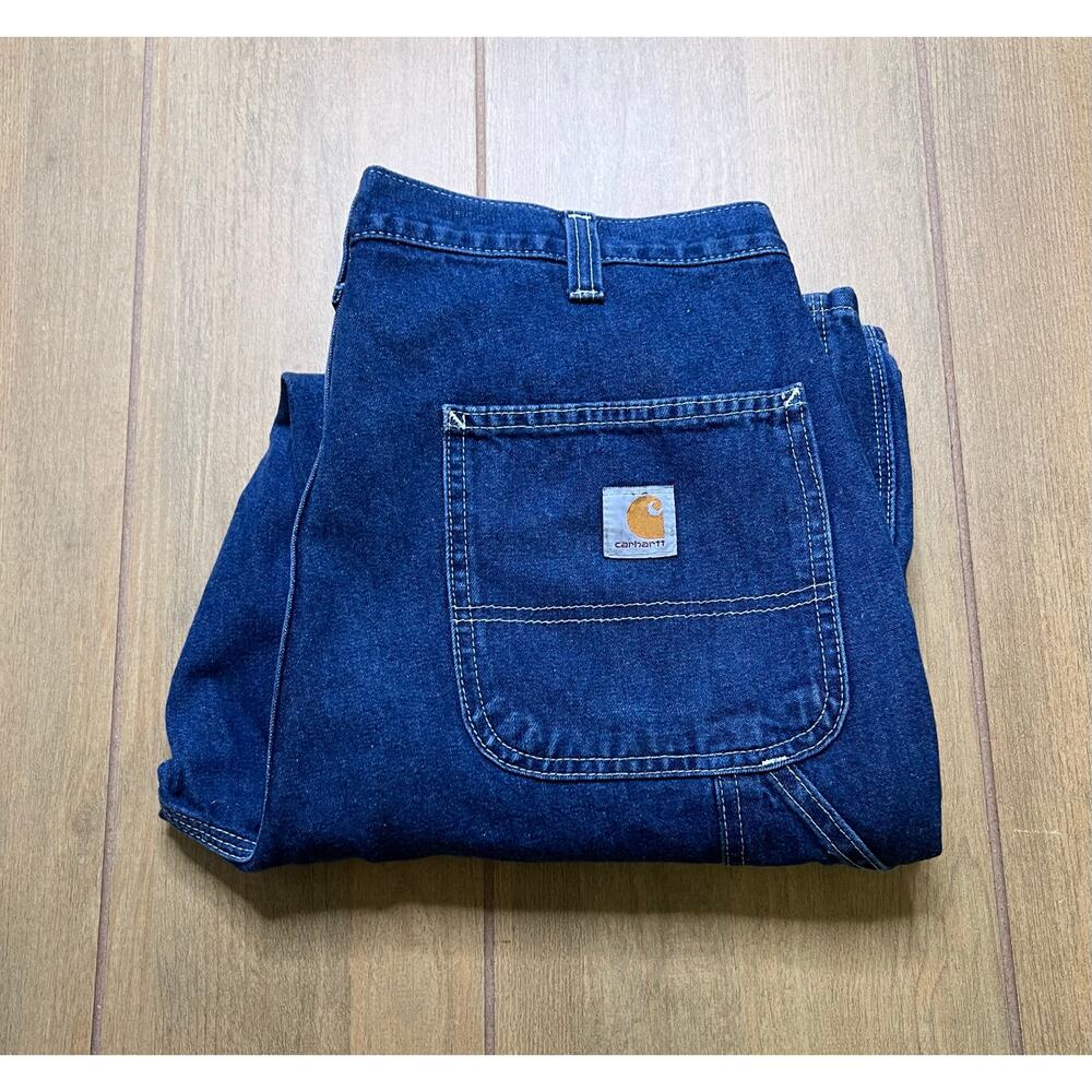 Vintage‎ Carhartt Dungaree Fit Carpenter Jeans,
Sz 34x30 Y2K Baggy Loose